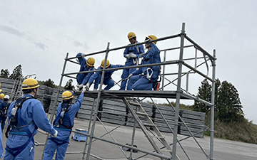 新入社員集合教育の様子