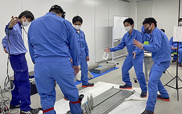 新入社員集合教育の様子
